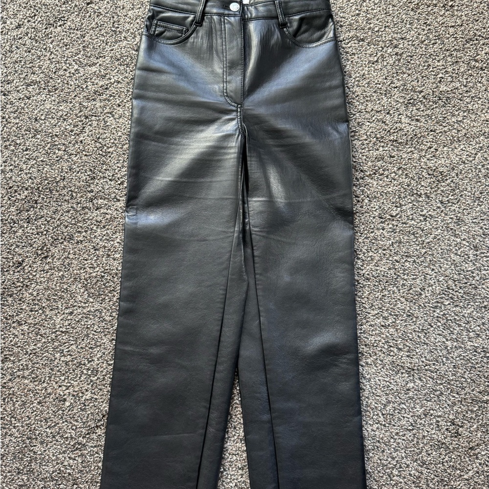 Chic Wilfred Black vegan Leather Pants